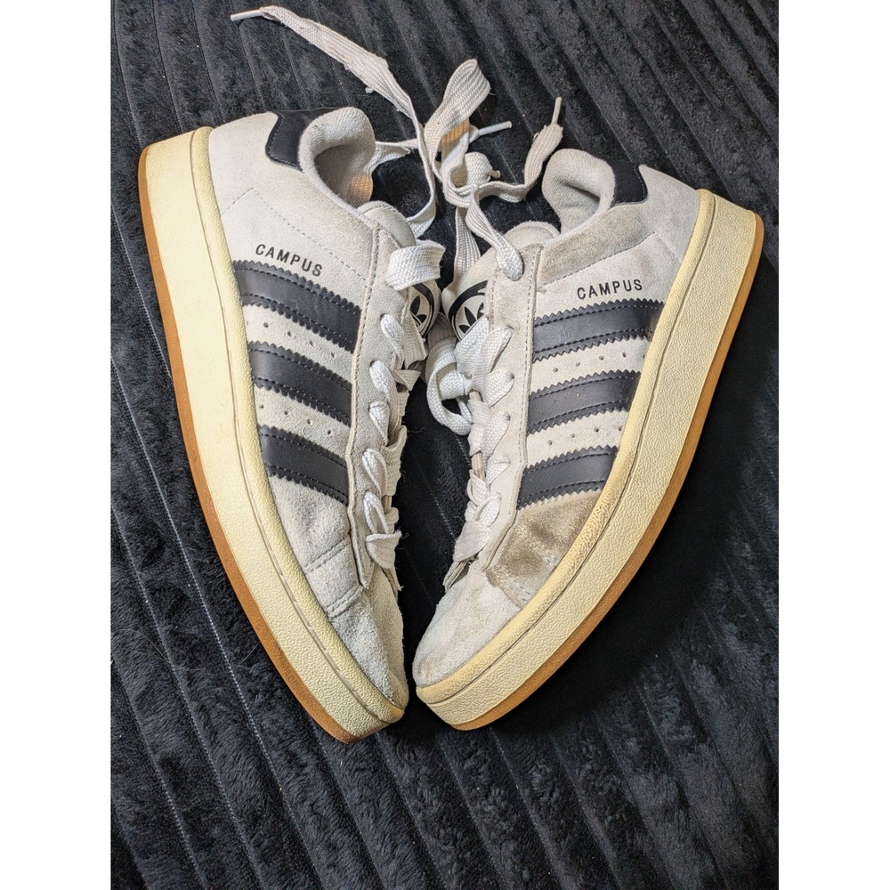 Adidas Campus 00s Black White Suede Sneakers GY0042 Mens 9.5 Low Top Shoes